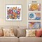 5D Flower & Butterfly Diamond Painting Kit - Special Shaped Crystal Rhinestone Art for Adults & Beginners - 12x12 Inch DIY Floral Diamond Embroidery - Sparkling Wall Decor Craft Gift